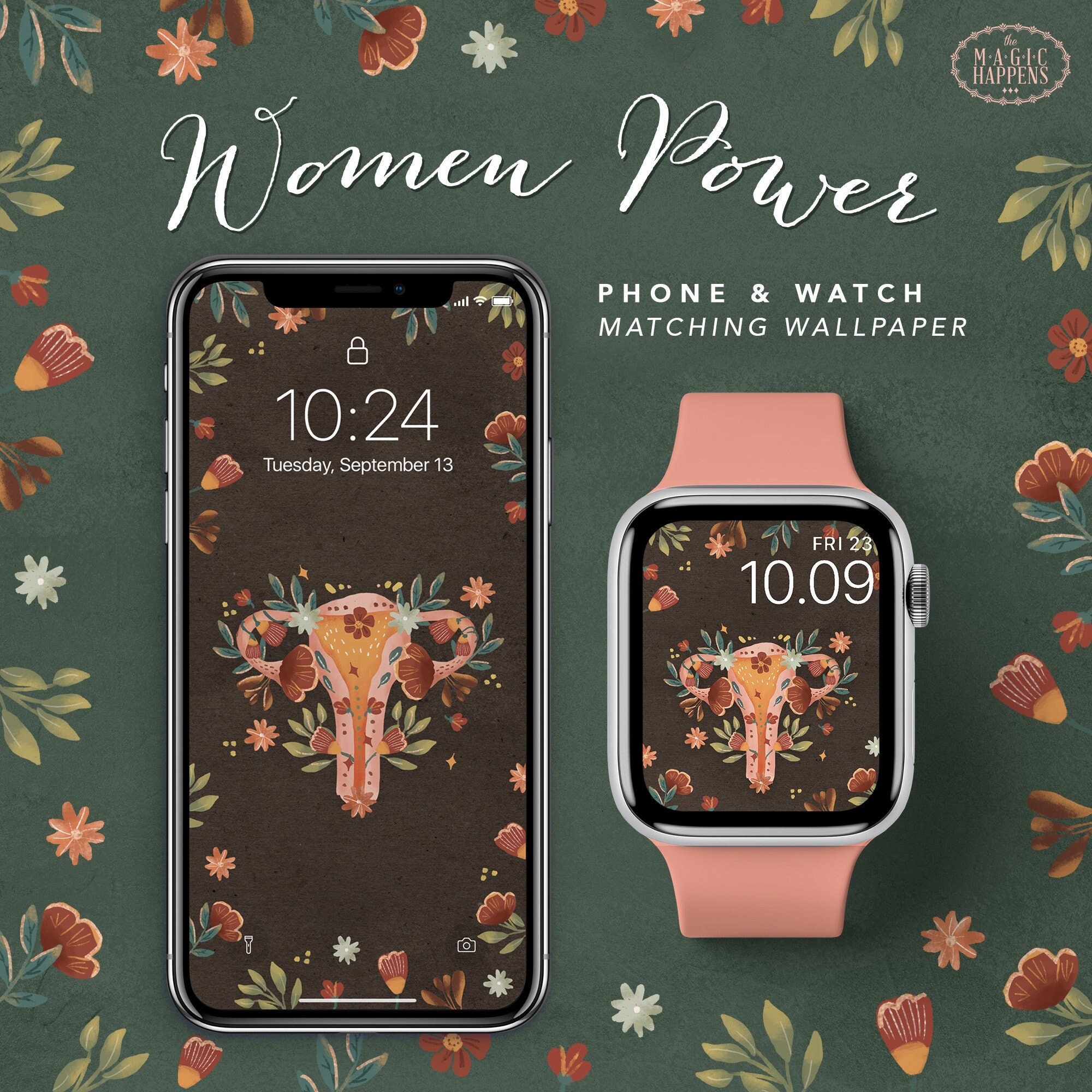 Buy Women Empowerment Apple Watch Wallpaper Women Power Iphone Online in  India  Etsy