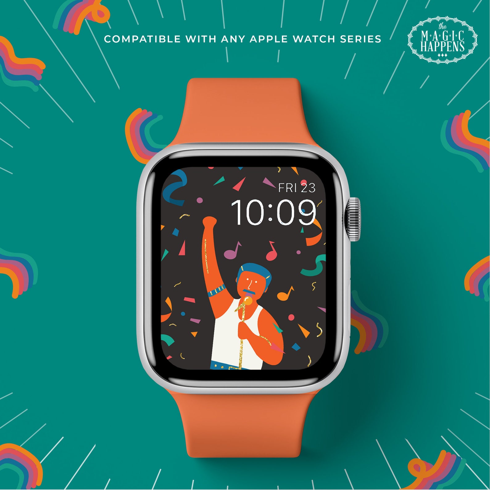 Pride Month Apple Watch Face Gay Pride Apple Watch Wallpaper Etsy India