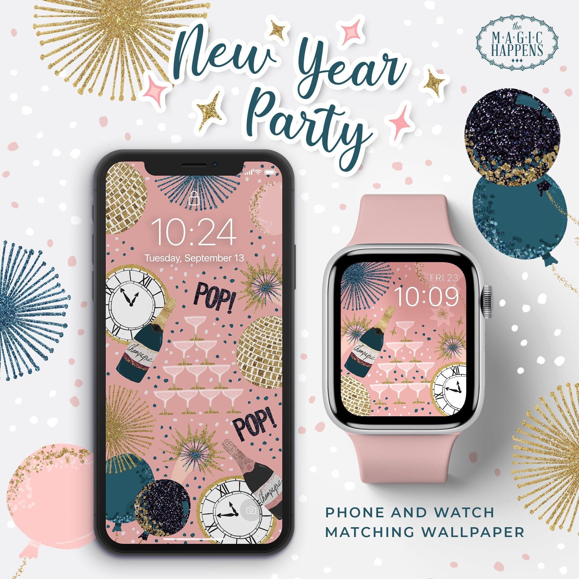 Apple Watch Wallpaper New Year Iphone Wallpaper Happy New - Etsy Apple Watch Wallpaper New Year Iphone Wallpaper Happy New - Etsy