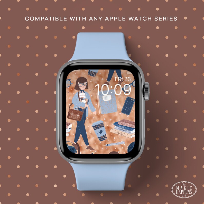 Apple Watch Face Back to School 4 School Watch Face Etsy