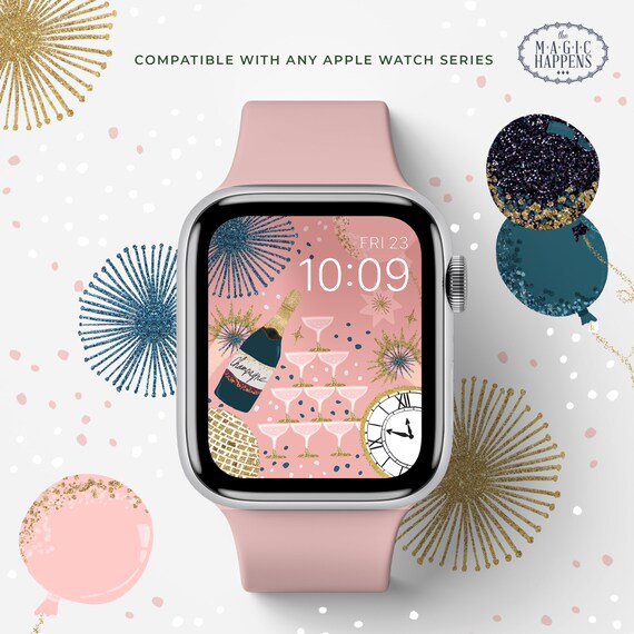 Fondo de pantalla de Apple Watch Año nuevo fondo de pantalla - Etsy México