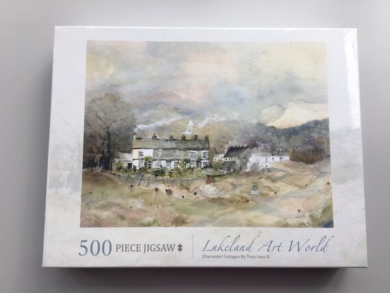 Elterwater Cottages 500 Piece Jigsaw Lake District By The Etsy