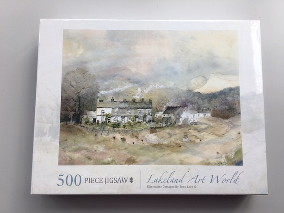 Elterwater Cottages 500 Piece Jigsaw Lake District By The Etsy