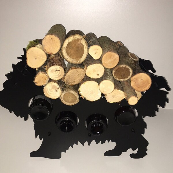 Log Wine Rack - Etsy