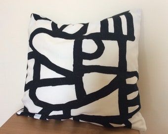 Black white cushions | Etsy Pillow Covers Black and White Pillows