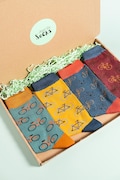 Cycling | Bikes Bamboo Socks Letterbox Gift Set - Eco Friendly Gift with Personalised Note