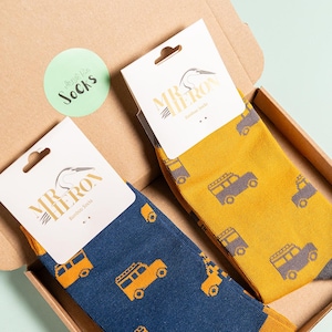 Land Rover Bamboo Socks Letterbox Gift Box | Fathers Day Gift
