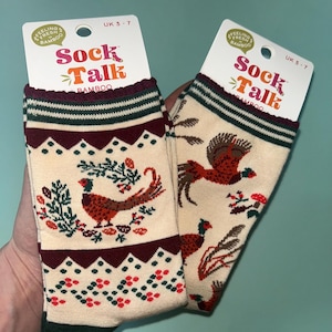 Pheasant Bamboo Socks | size 4-7
