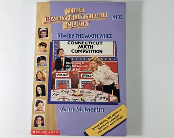 9 Baby Sitters Club  books - various titles  by Ann M Martin