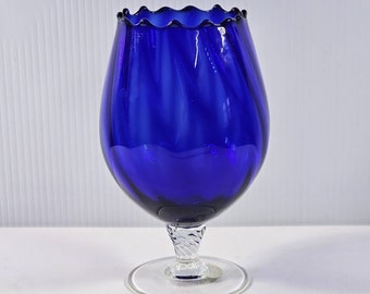 Vintage Cobalt Blue - Ellesby Ware - Large Glass