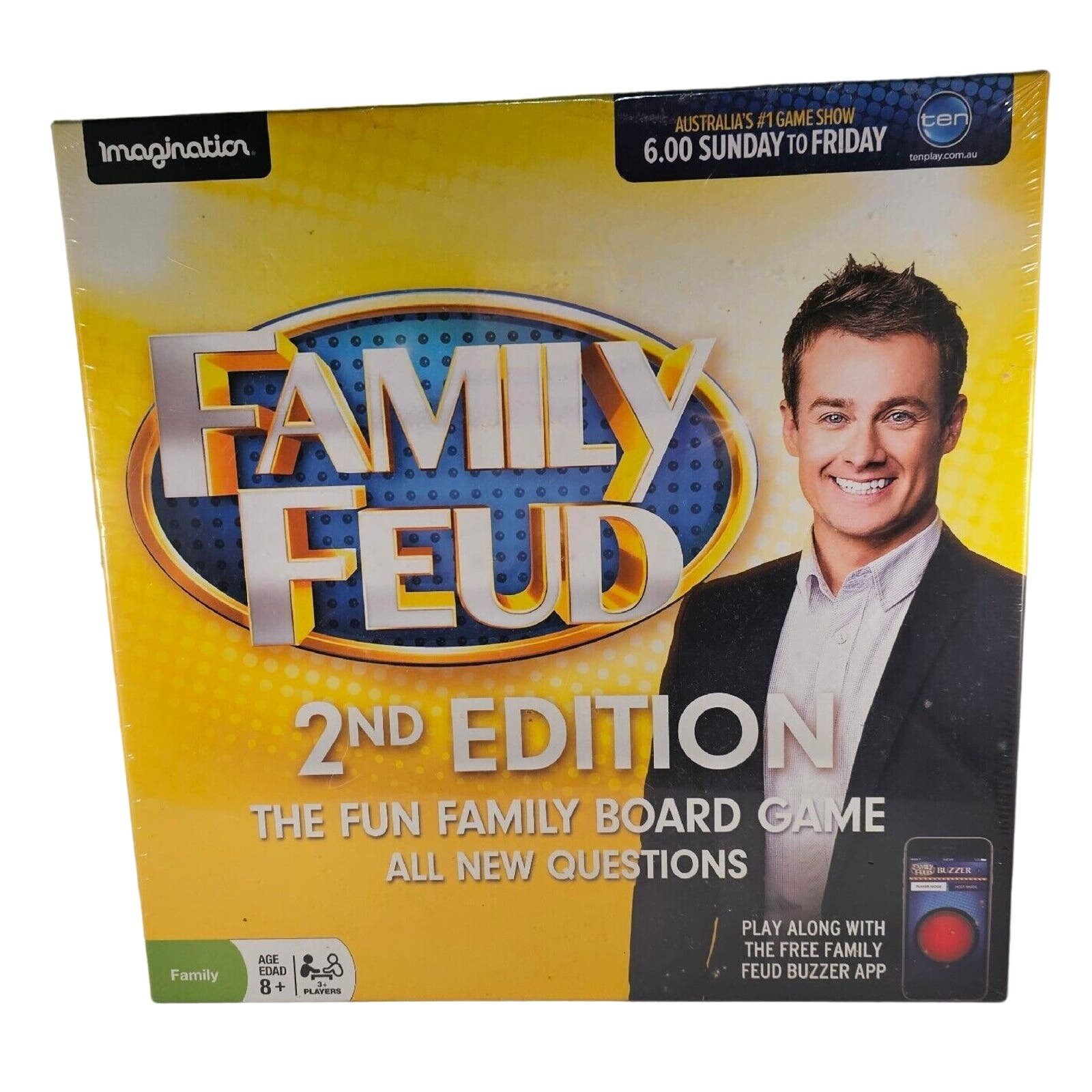 Family Feud Board Game 2nd Australian Edition 2015 New & Sealed Etsy