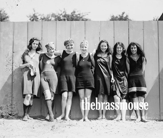 vintage bathing