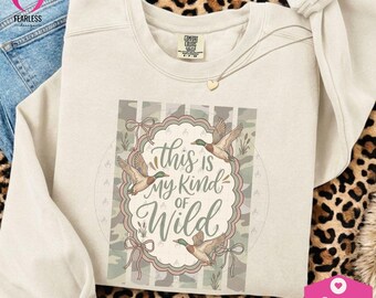 My Kind of Wild png | Mallard Ducks | Trendy Hunting | Coquette Hunting | Cozy Aesthetics | Duck Sweatshirt Design | Coquette Ducks