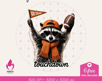 Football Touch Down png | Funny Raccoon Meme Shirt png | Football Fan Sweatshirt Design | Feral Girl Sublimation Design | Football Games png