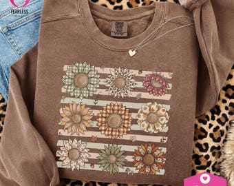 Boho Sunflower png | Aesthetics Girly | Autumn Fall Vibe | Colorful Cozy Cute | Sunflower Lovers | Floral Boho Designs | Cozy Fall Seasonal