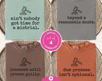 Vintage Lawyer png Bundle | Minimalist Designs | True Crime Sweatshirt Designs | Civil Right Designer Bundle png | Graduating Lawyer Gift