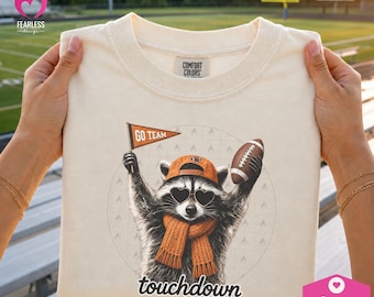 Football Touch Down png | Funny Raccoon Meme Shirt png | Football Fan Sweatshirt Design | Feral Girl Sublimation Design | Football Games png