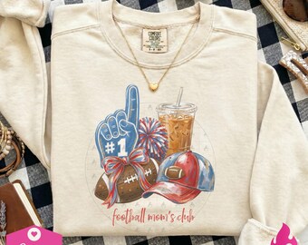 Football Moms Club png | Football Gameday Sweatshirt png | Brushstroke Coquette Sublimation | Brushstroke Glitter Bows png | Football Lovers
