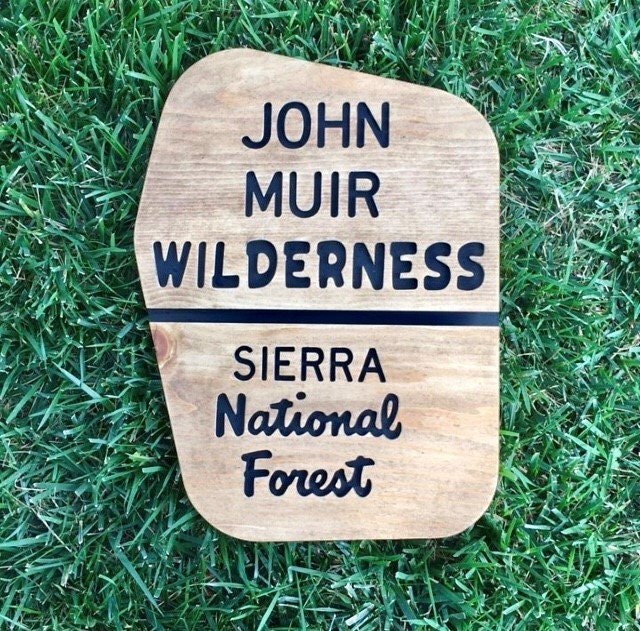 Custom Wilderness Area National Forest SignRouted Etsy