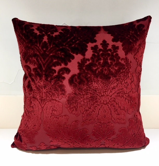 Red Velvet Throw Pillows Velvet Pillow Cover Pink Pillows Etsy