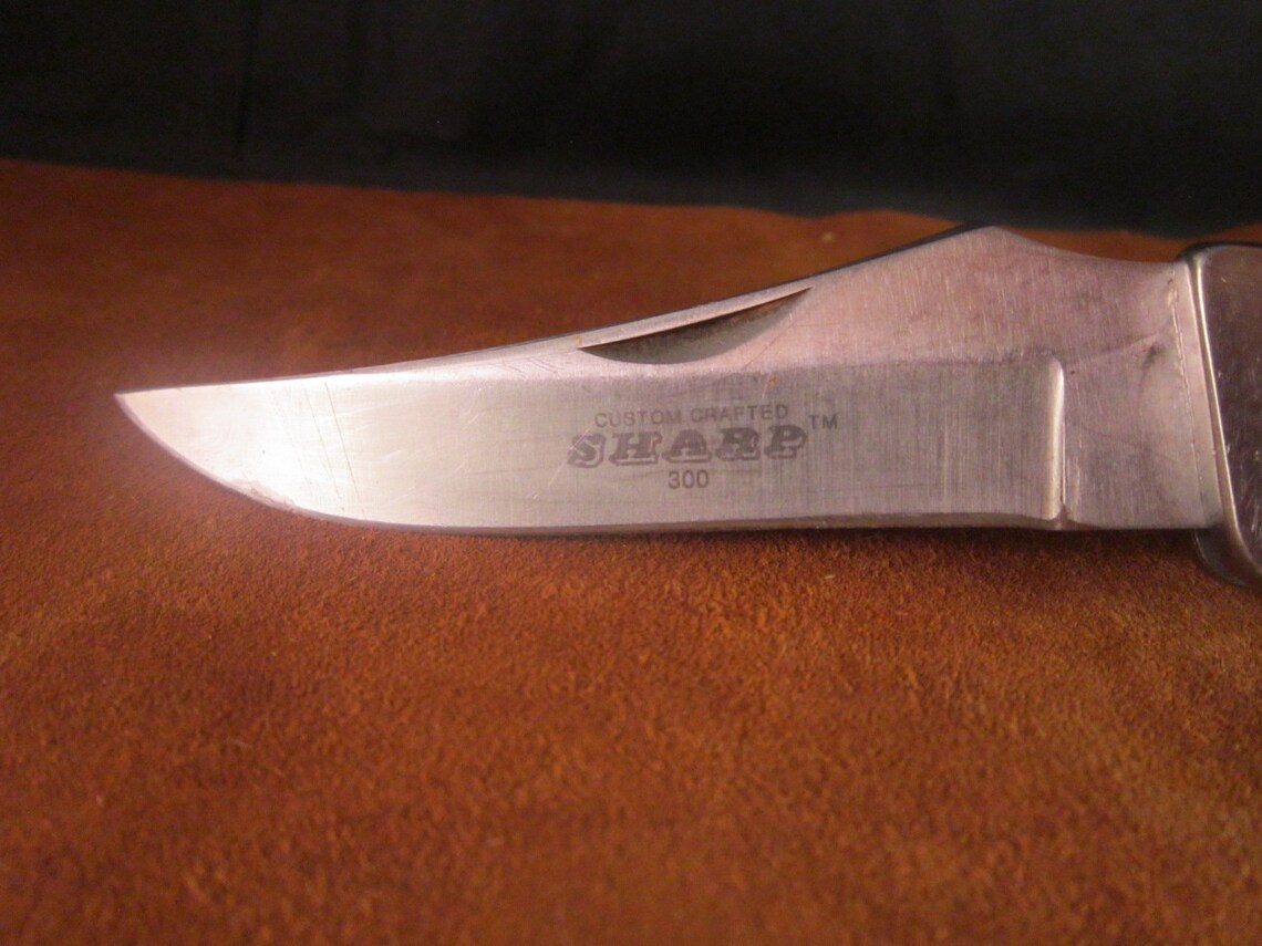 Vintage Sharp 300 Folding Knife Made in Seki Japan Etsy