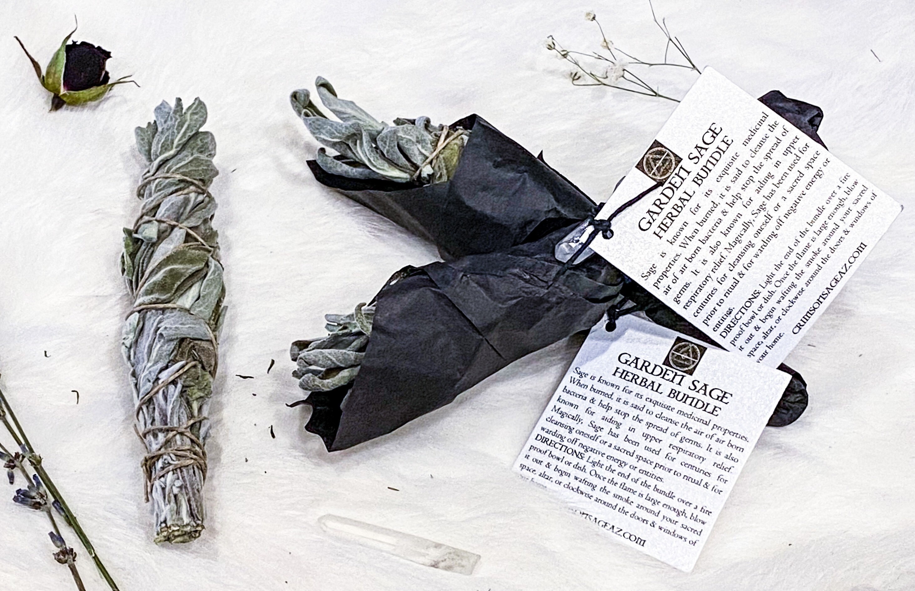 Garden Sage Herbal Bundle for Burning And Cleansing
