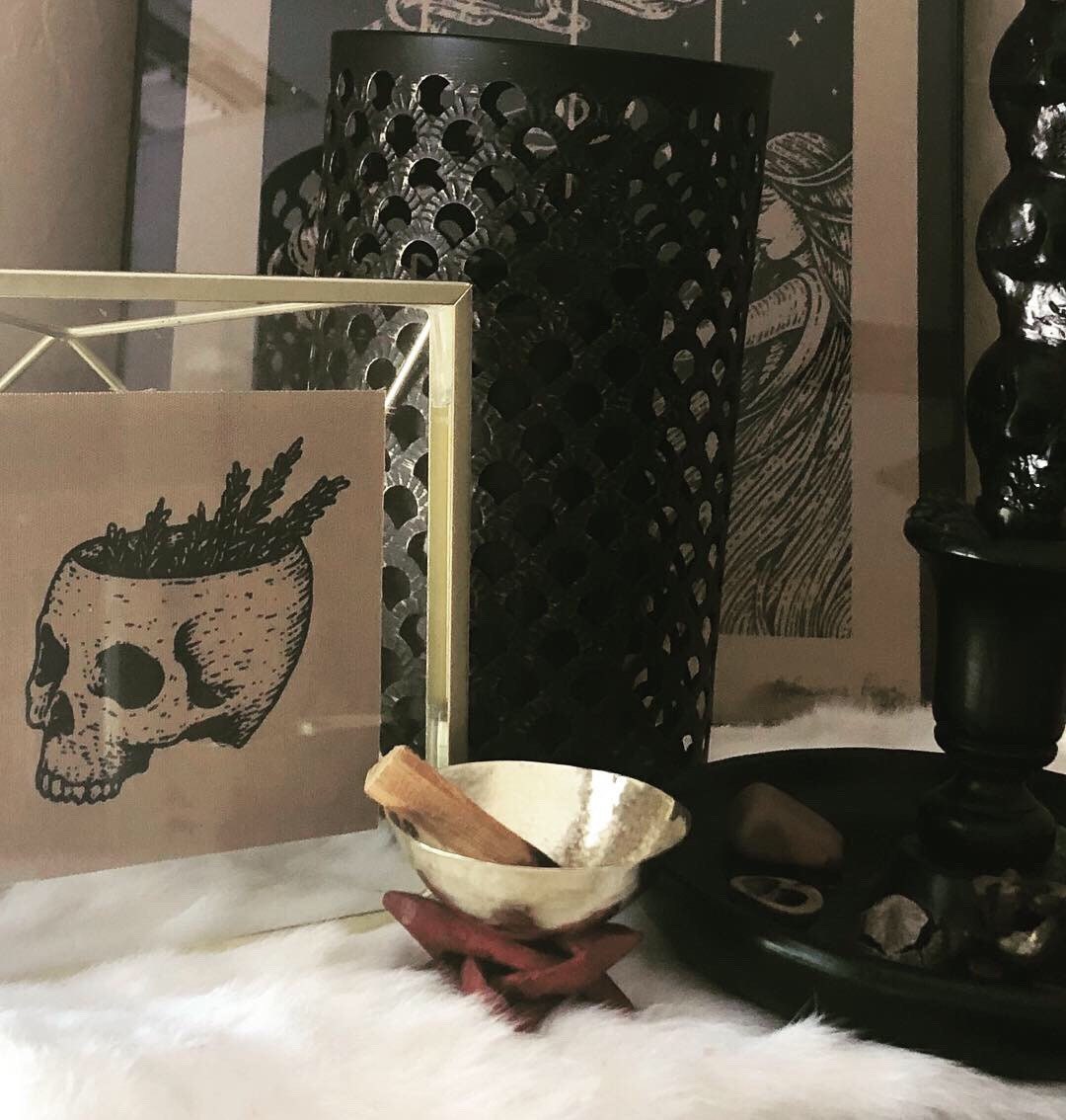 Brass Incense Burner, Altar, Offering, or Trinket Bowl