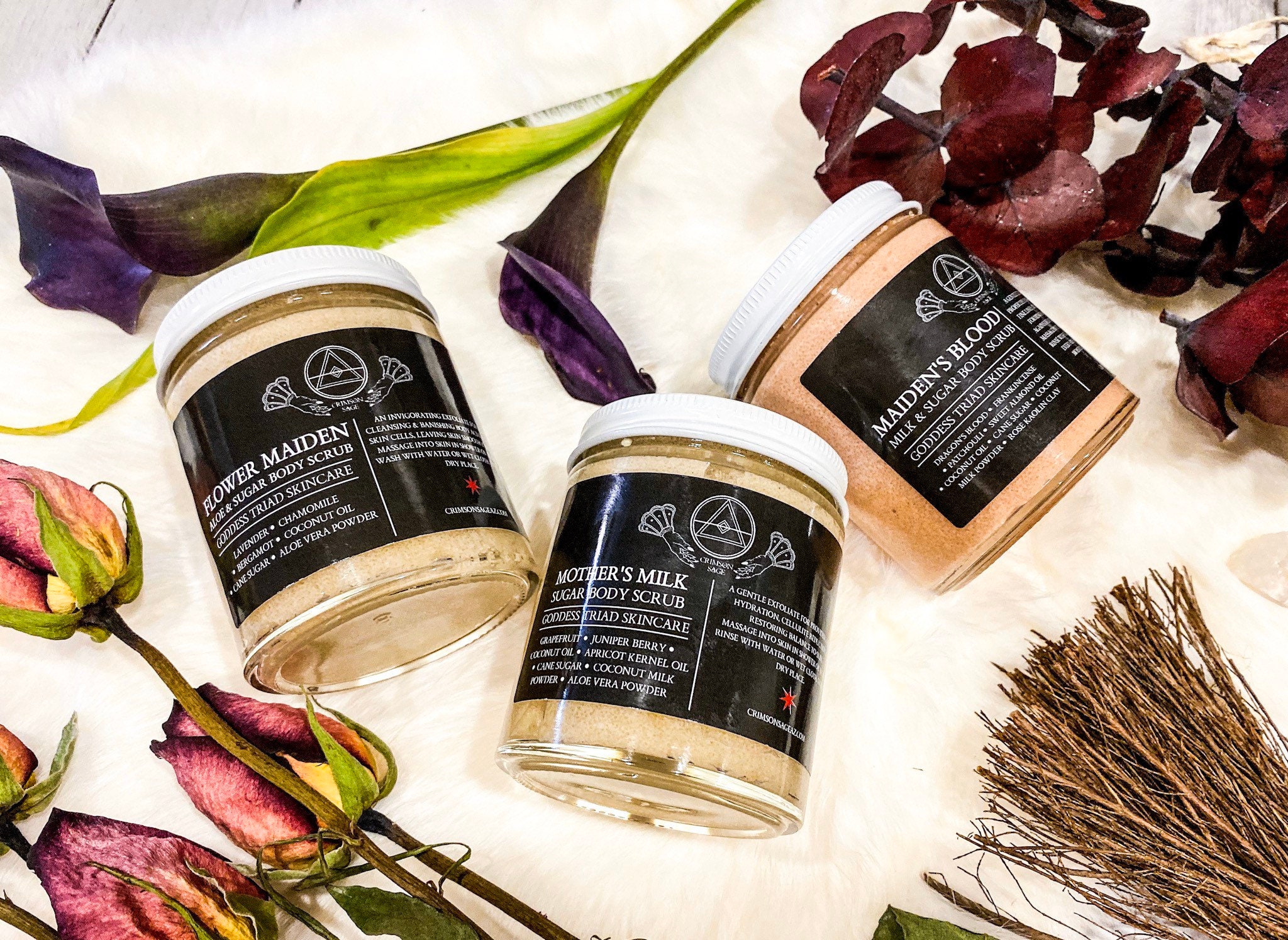 Milk & Sugar Body Scrub for Deep Hydration *All Natural*