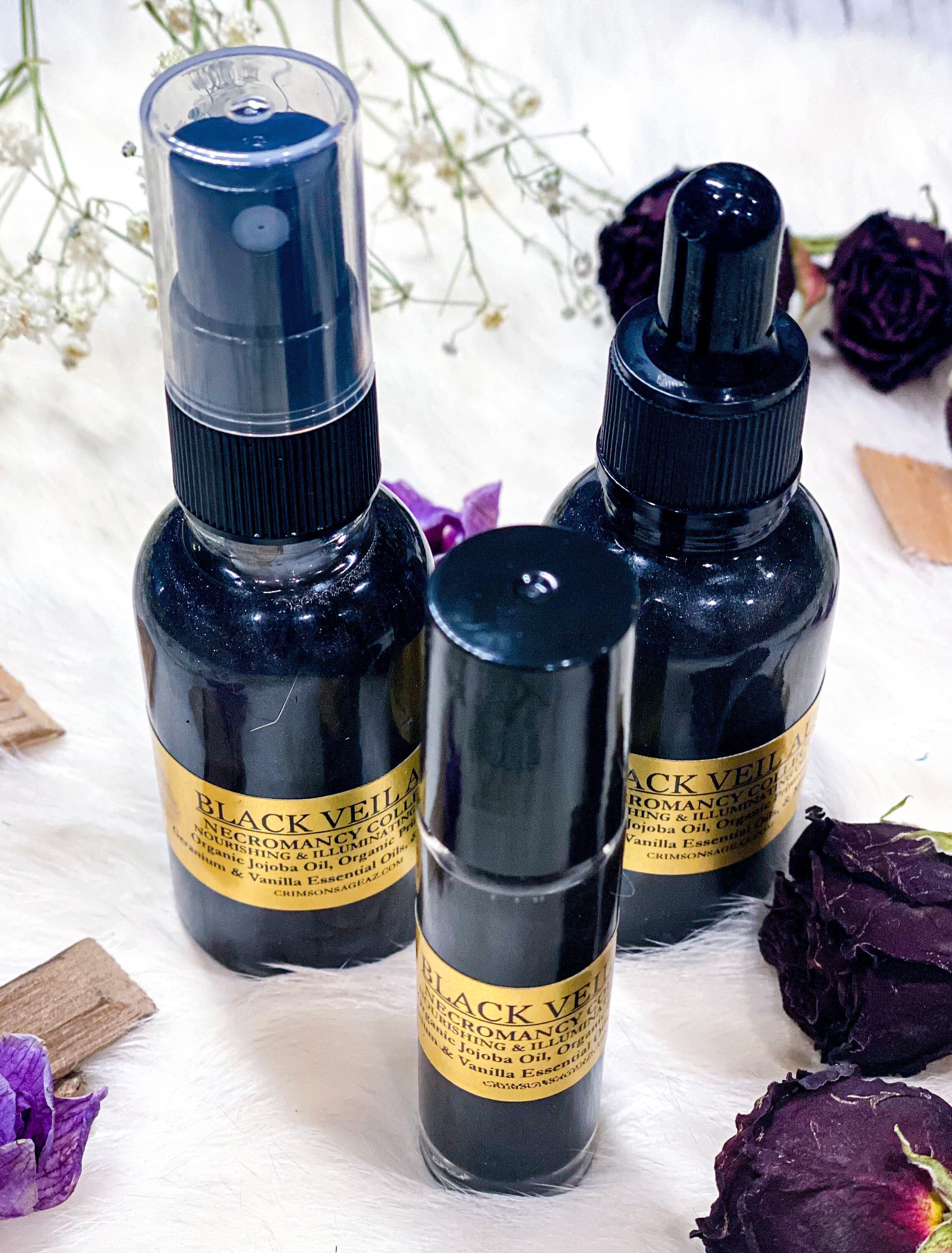 Black Veil Aura Glowing Body Oil