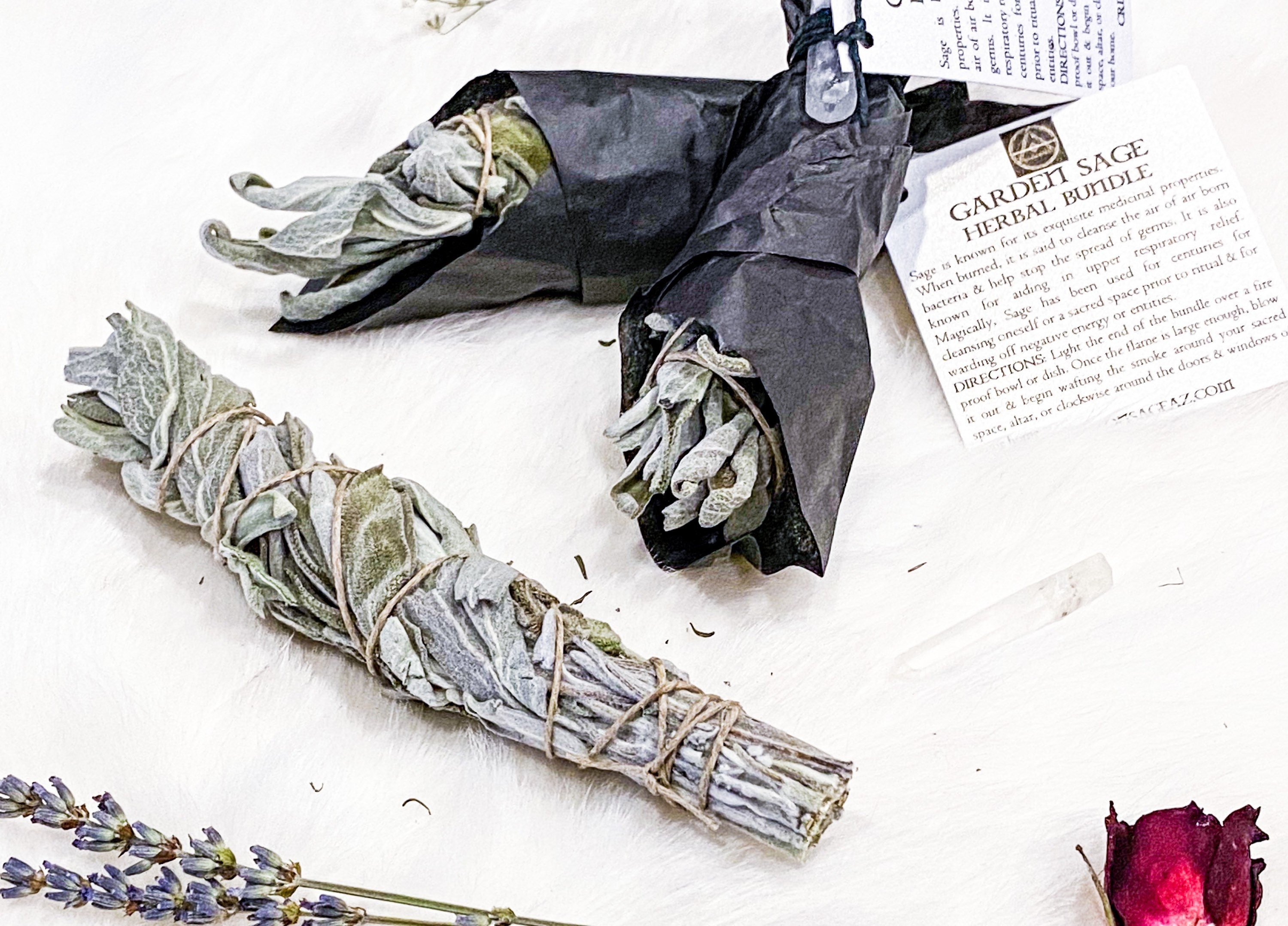 Garden Sage Herbal Bundle for Burning And Cleansing