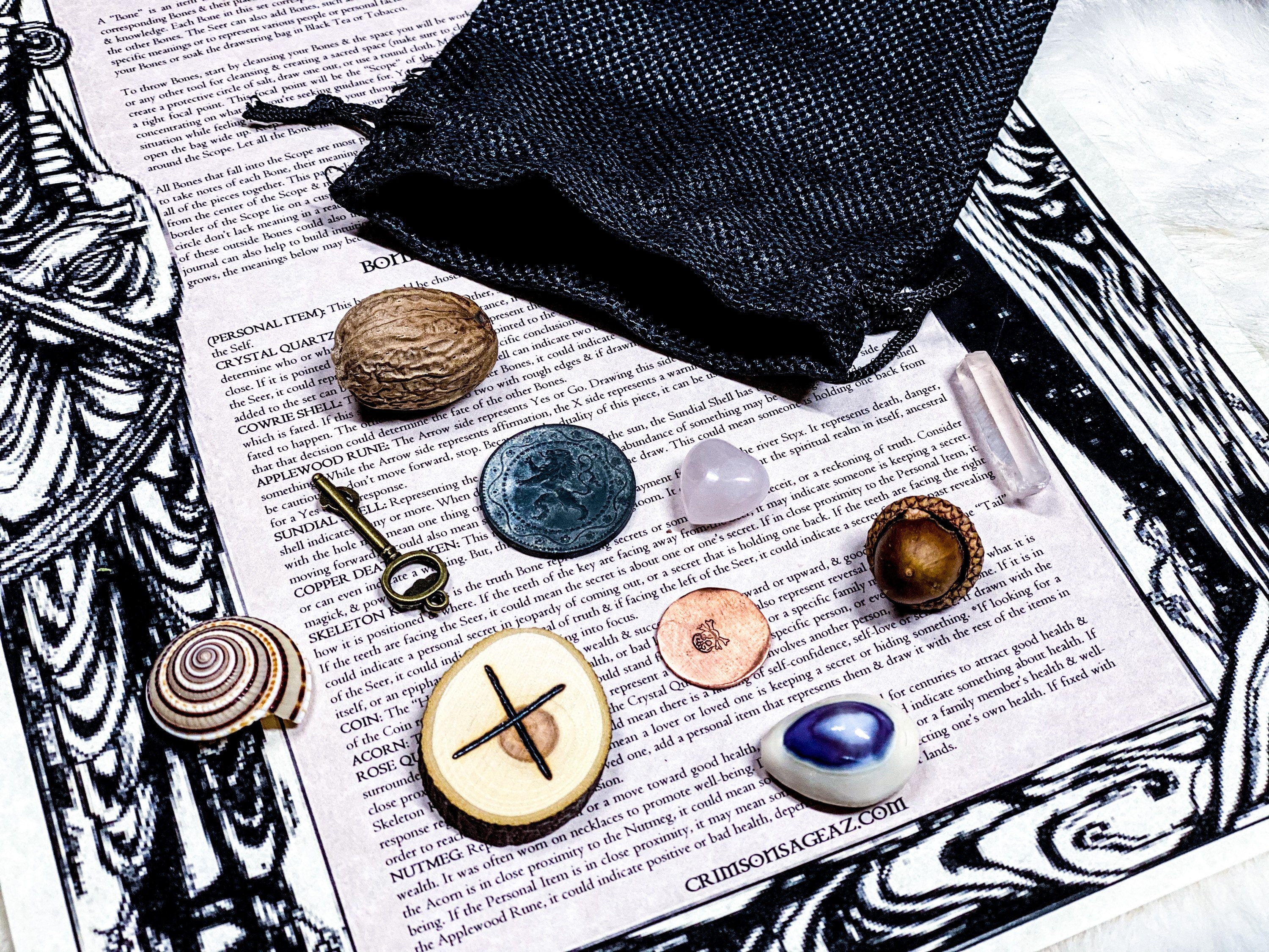 Throwing Bones Divination Set