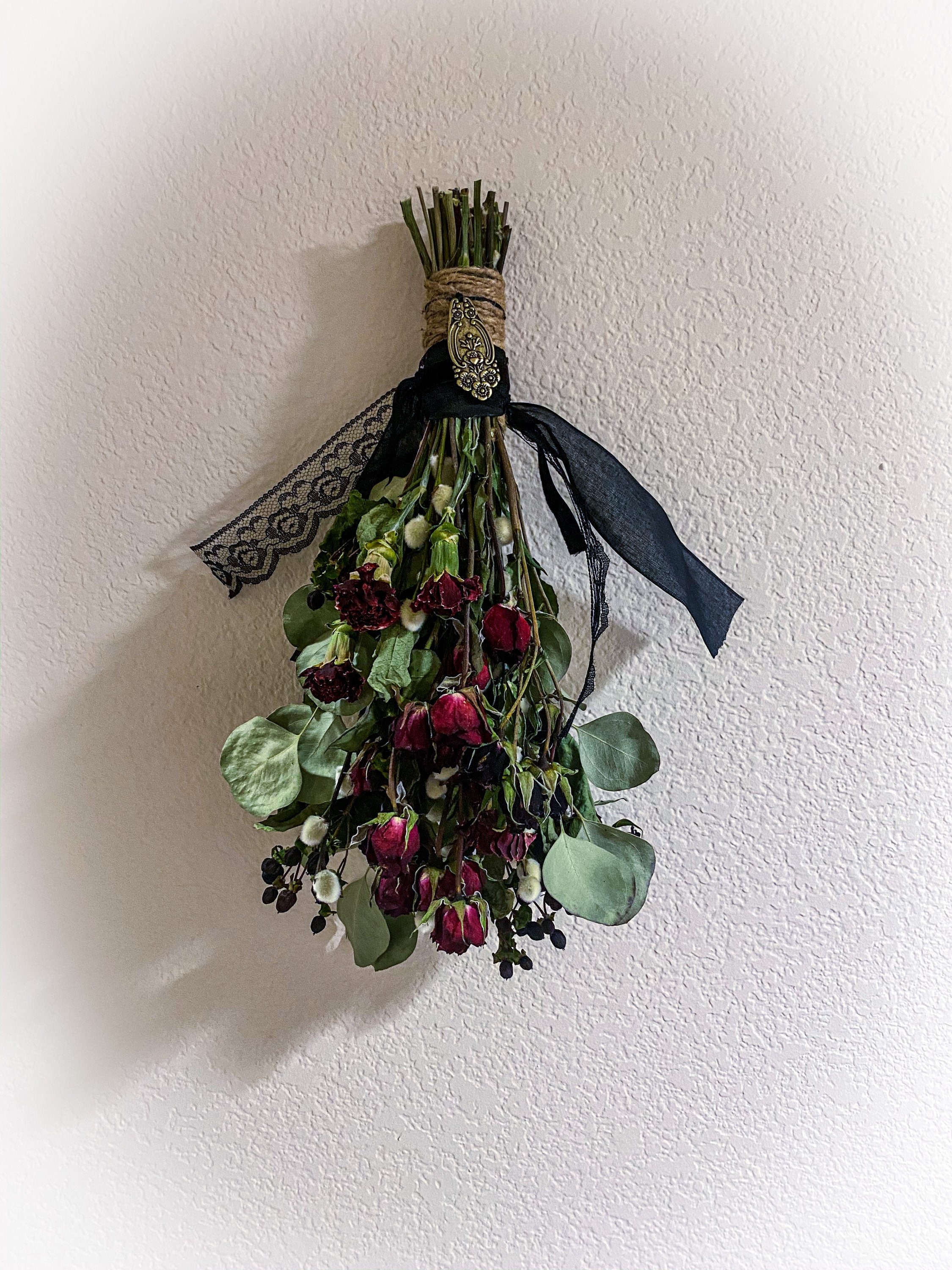 Veneralia Dried Floral Bouquet Altar or Wall Decor