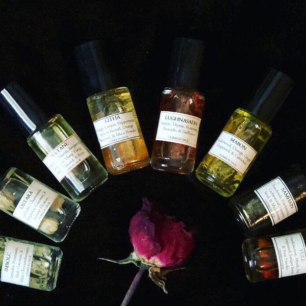 Sabbat Anointing Oils - Pagan Wheel of the Year - Entire Set