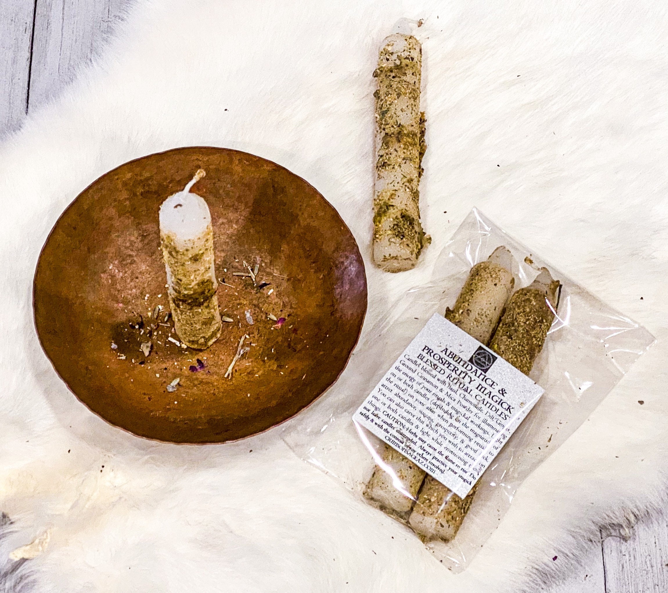 5 Sets of Blessed Ritual Candles