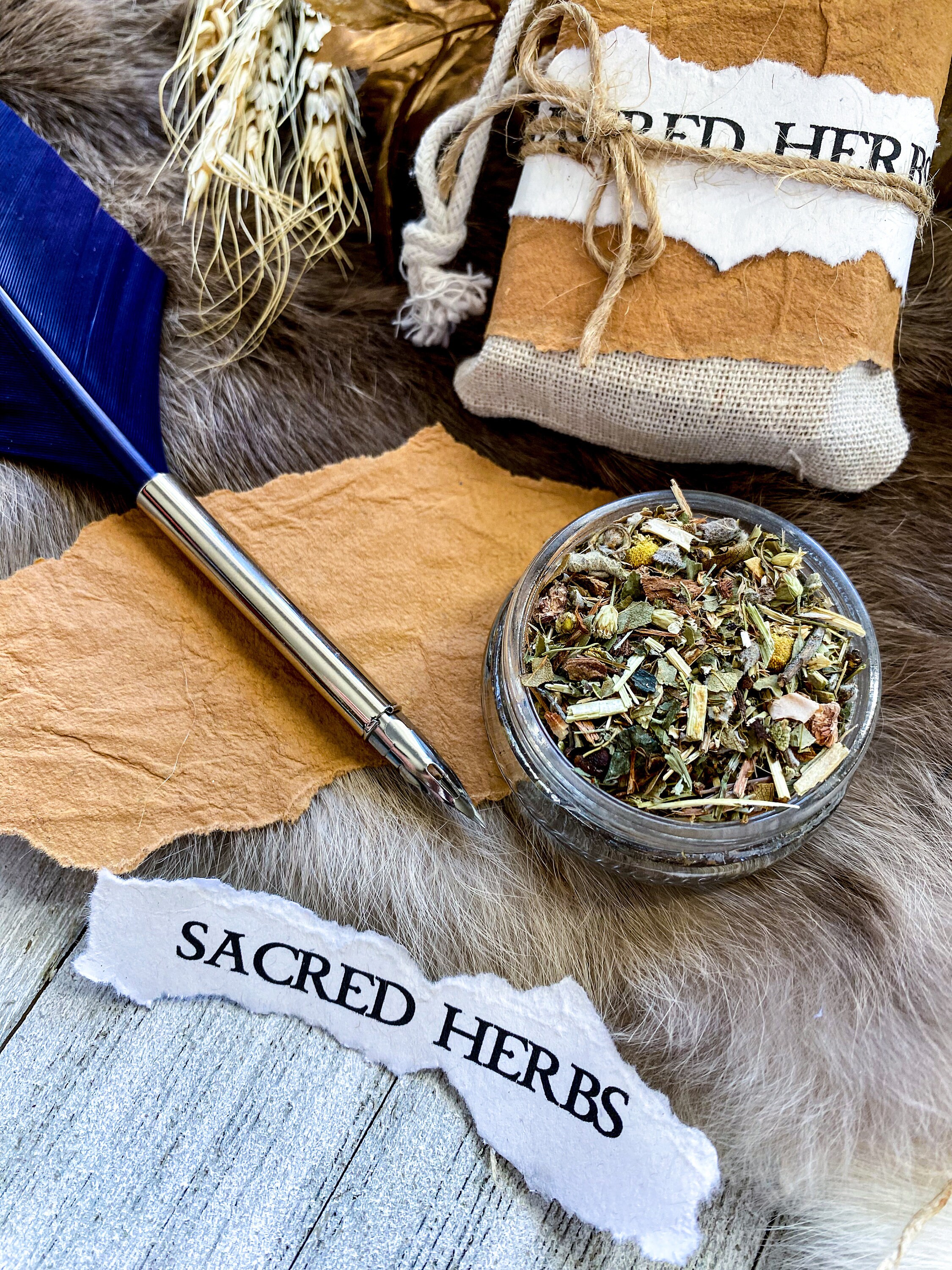 SMOKABLE RITUAL HERBS  Hedge Witch Tea