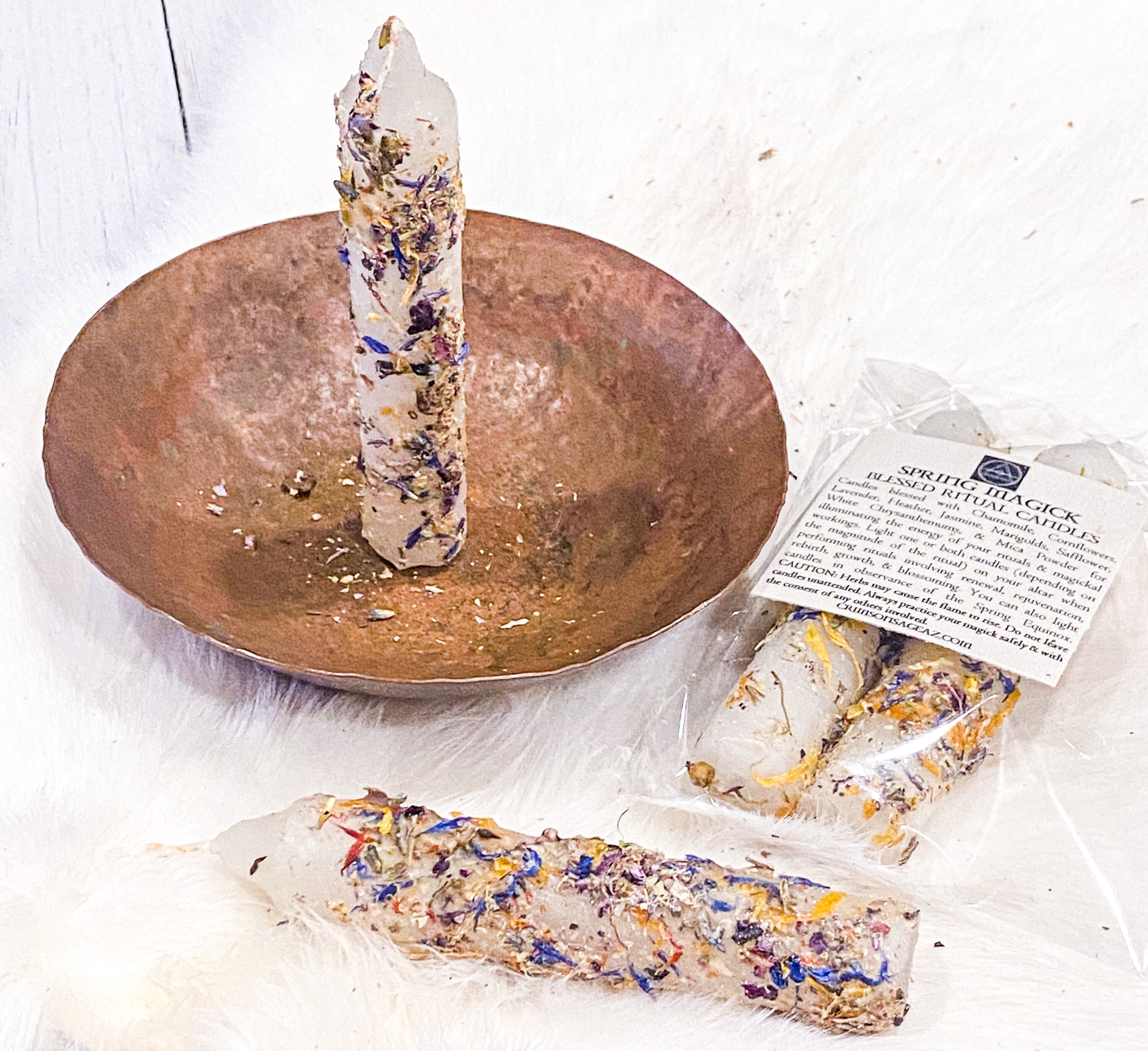 5 Sets of Blessed Ritual Candles