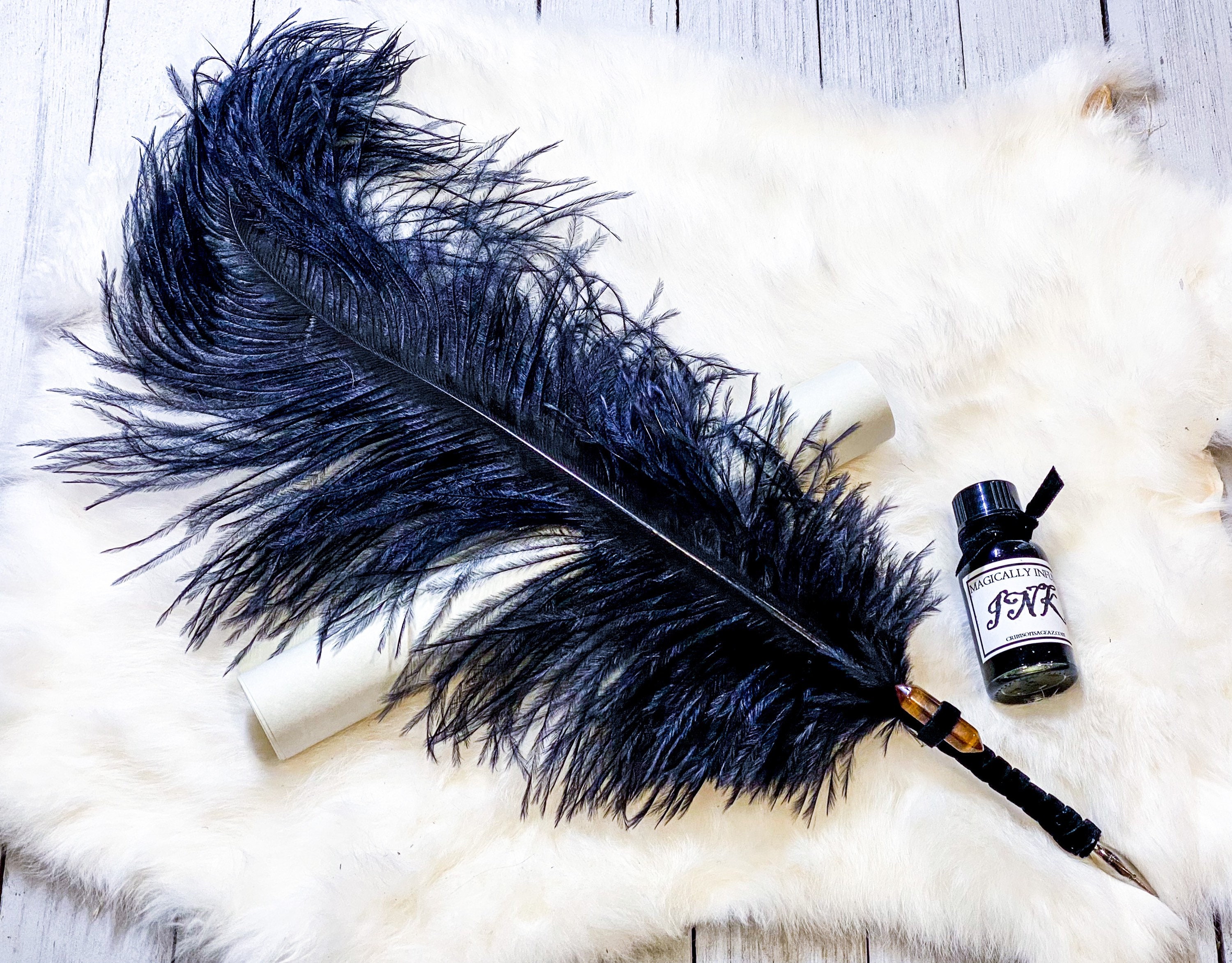 RESERVED LISTING Freyja’s Quill - Feather Quill/Quill Pen