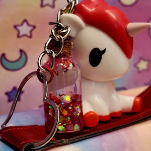 Handmade Tokidoki Stellina Sofubi Keychain with wristlet