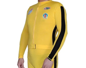 The Bride Deluxe Costume Movie Cosplay Spandex Beatrix Kiddo Suit Stripe With Patches 2 Black Mamba Fancy Dress Halloween High Quality