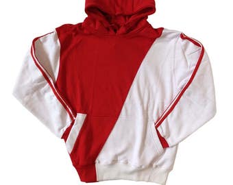White And Red Hoodie Pokemon Go Cosplay Costume Sweatshirt Avatar App Trainer Team Gym Game User Gamer Halloween Gift Idea Pullover Hooded