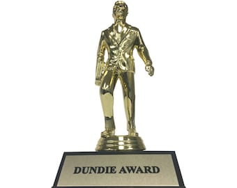 Dundie Award Trophy TV-Serie Michael Scott Dunder Mifflin Paper Company Dundies Geschenkidee Fan Kostüm Prop Dundee Dundees Dundy