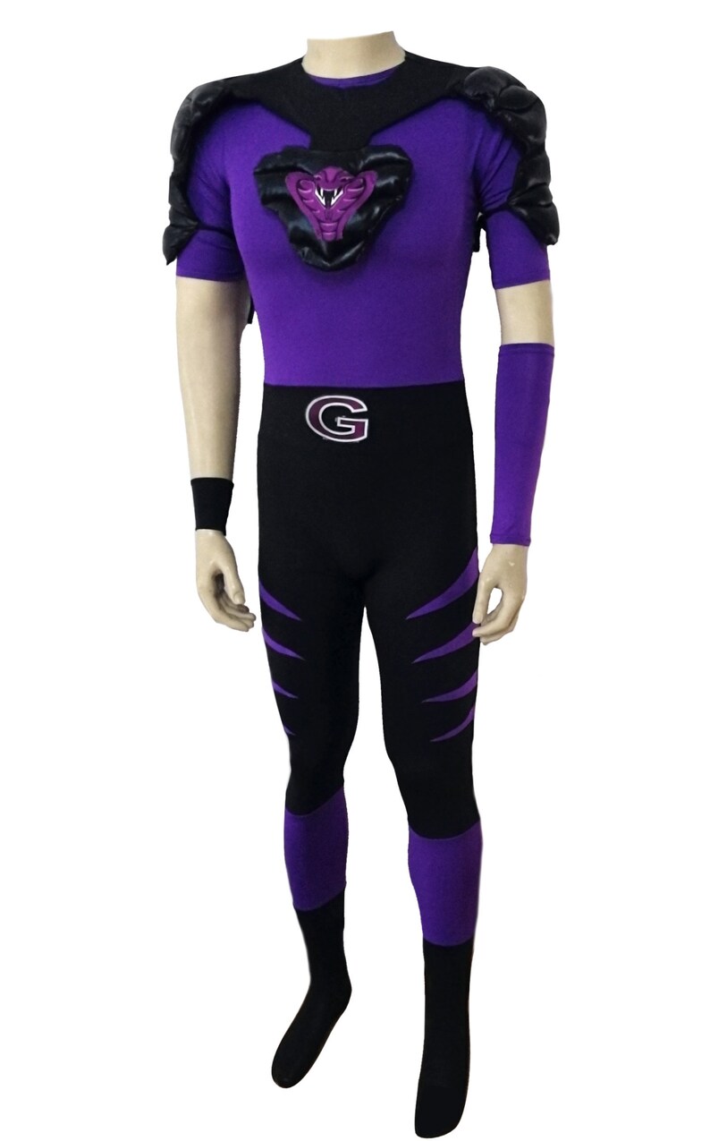 Globo Gym Purple Cobras Costume White Goodman Halloween Etsy Australia