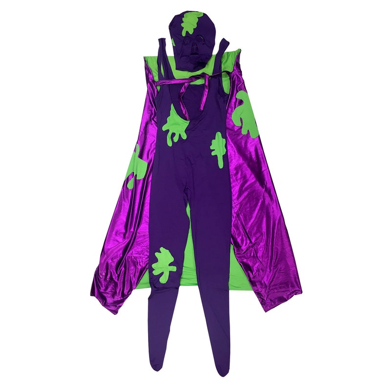 The Revolting Blob Costume Billy Madison Principal Anderson Wrestler Singlet Pro Wrestling Max Purple 90s Movie Halloween Body Suit Gift
