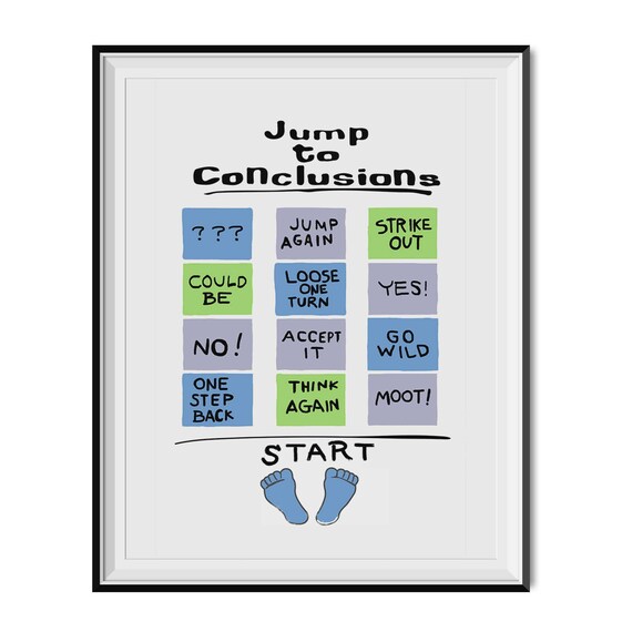 Jump to Conclusions Mat Office Space Outdoor Rug 