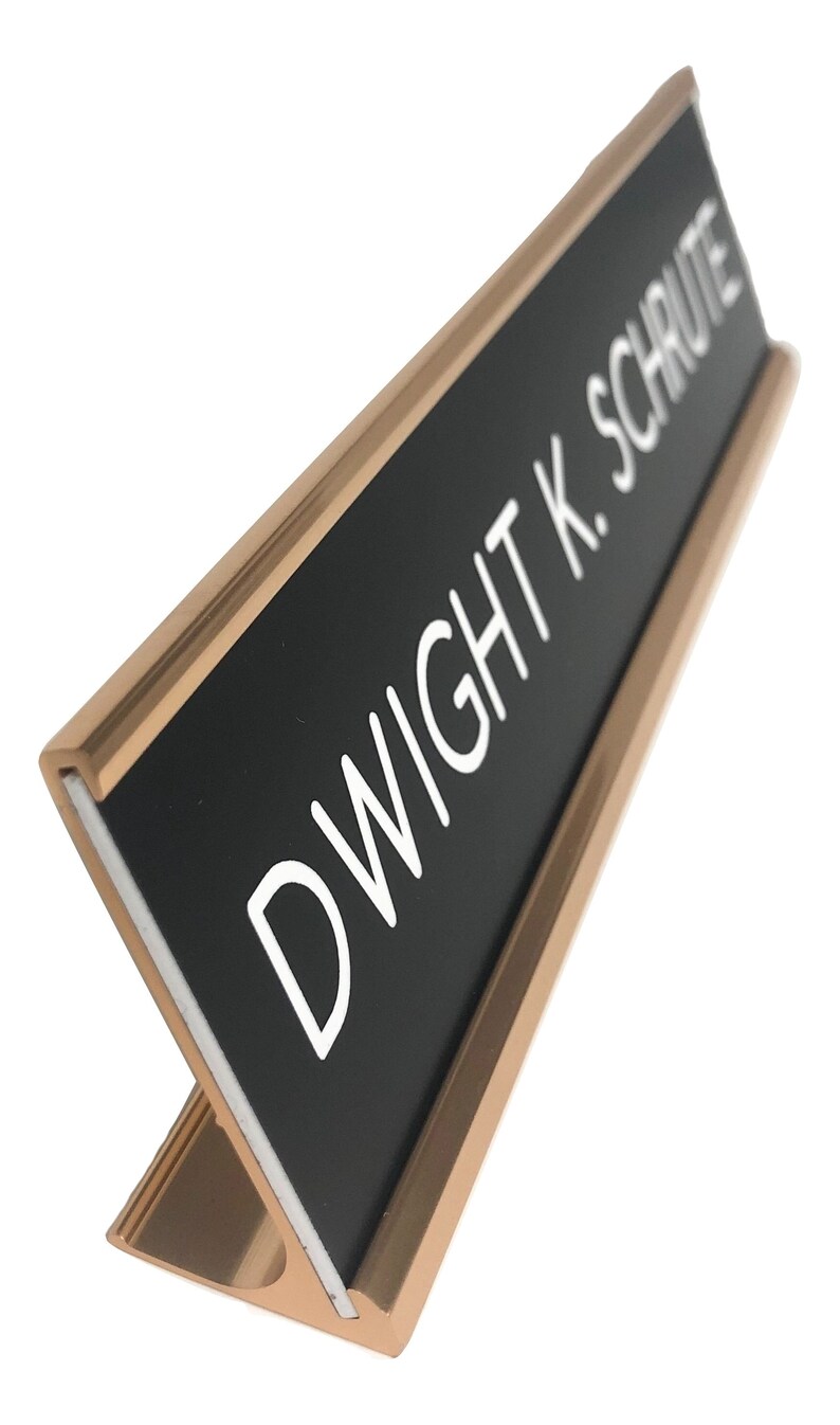 Dwight K. Schrute Name Plate the Office TV Show Dunder Mifflin - Etsy Australia