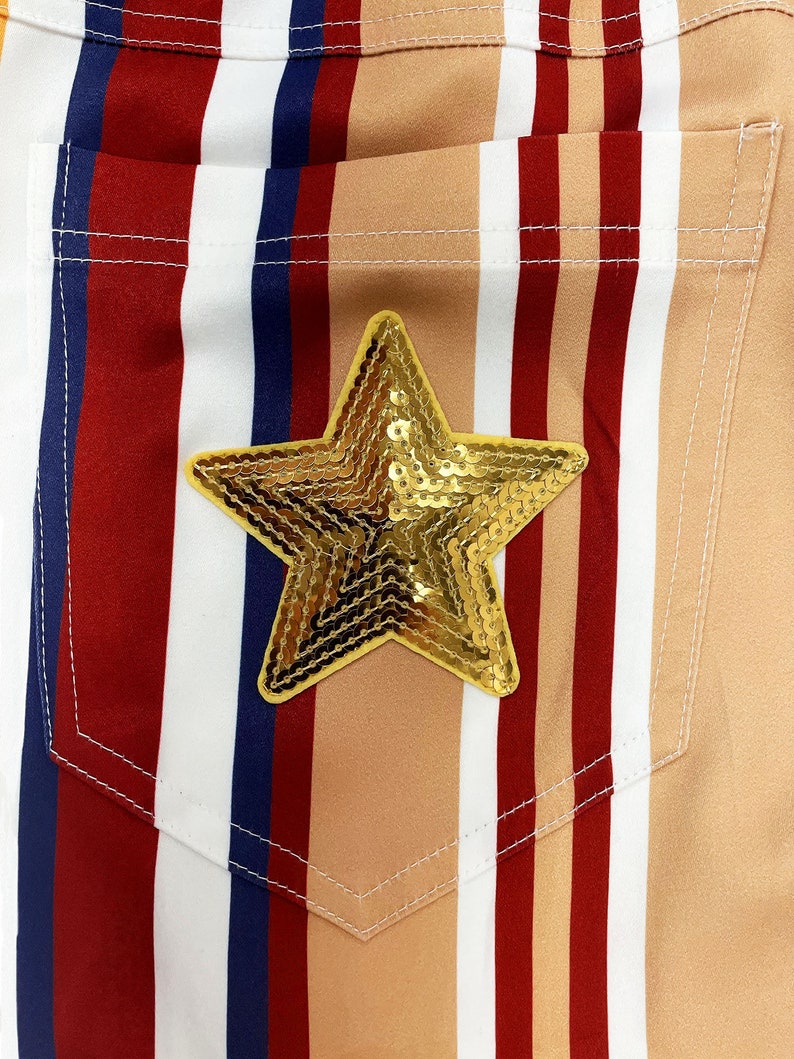 Coach Beard Magic Trousers Striped Pants TV Show Costume AFC Etsy