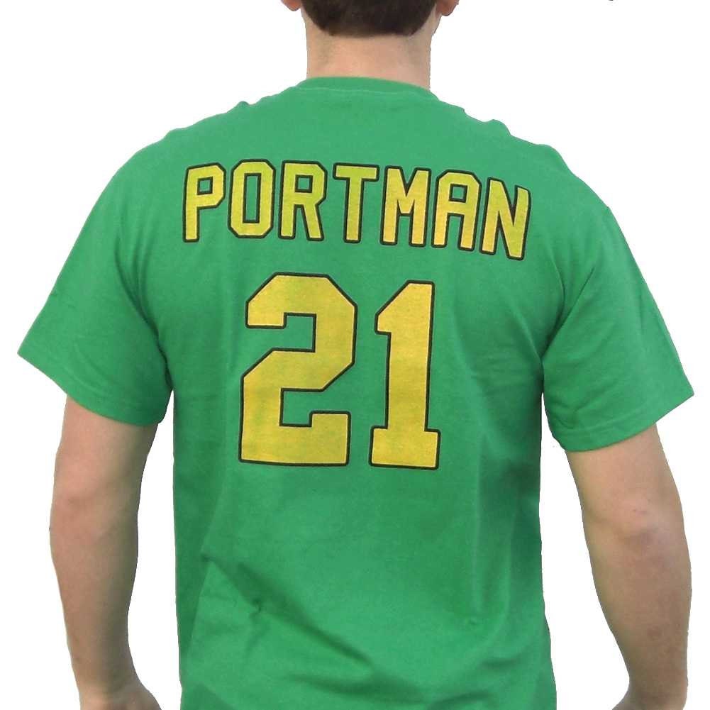 Custom Mighty Ducks Dean Portman #21 Hockey Jersey Stitched Green