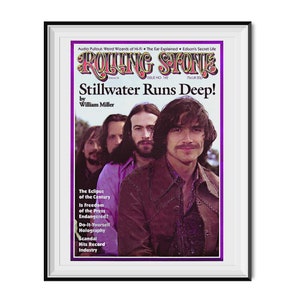 Stillwater Runs Deep By William Miller Magazine Cover Poster