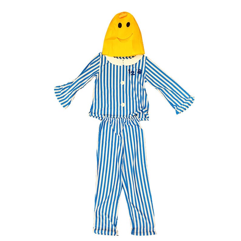 Bananas In Pajamas Costume B1 B2 Striped Pyjamas Top