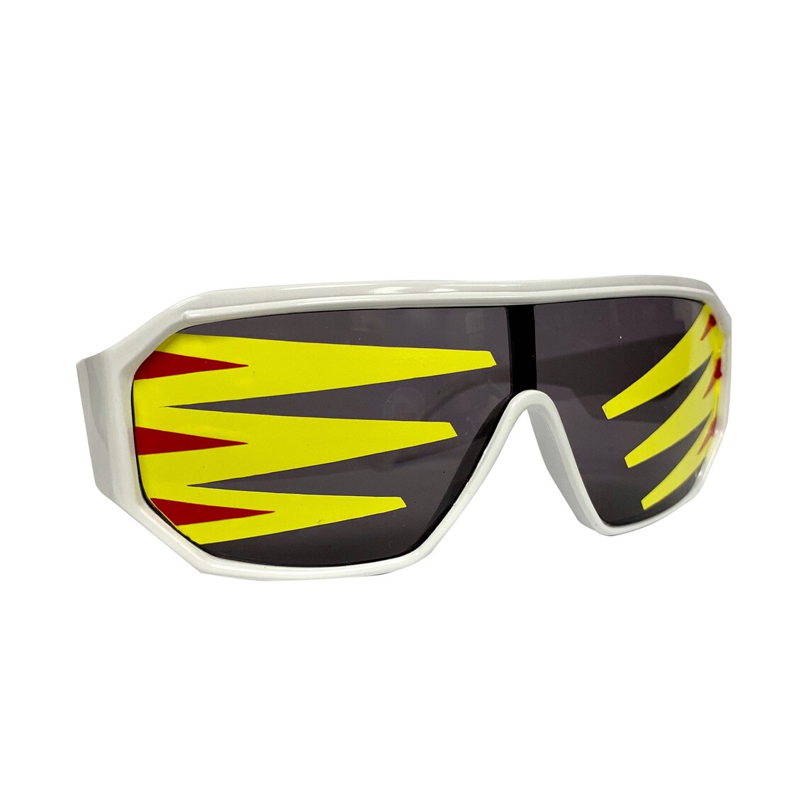 Spiky Sunglasses Wrestler Costume Glasses White Yellow Red 80s Etsy UK